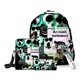 thumbnail image 3 of Roblox-Bolso escolar de tres piezas para niños, mochila para estudiantes, estuche para lápices de hombro, juguetes para niños, regalos, puertas de Escape, nueva figura, 3 of 4