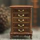 thumbnail image 4 of Miniature Cabinet Model Furniture Chest of Drawers with Classified Storage Functional Drawers for 1/12 Dollhouses Decors, 4 of 4