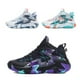 thumbnail image 3 of Minnieouse Hombre Zapatillas de baloncesto Zapatillas transpirables Entrenamiento High-top Running Type5 NO5, 3 of 6