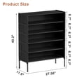 thumbnail image 7 of BGTREND 6 Tier Shoe Rack with Cover 20 Pairs Shoe Shelves Organizer for Closet, Entryway, Hallway, Bedroom, Black, 7 of 7