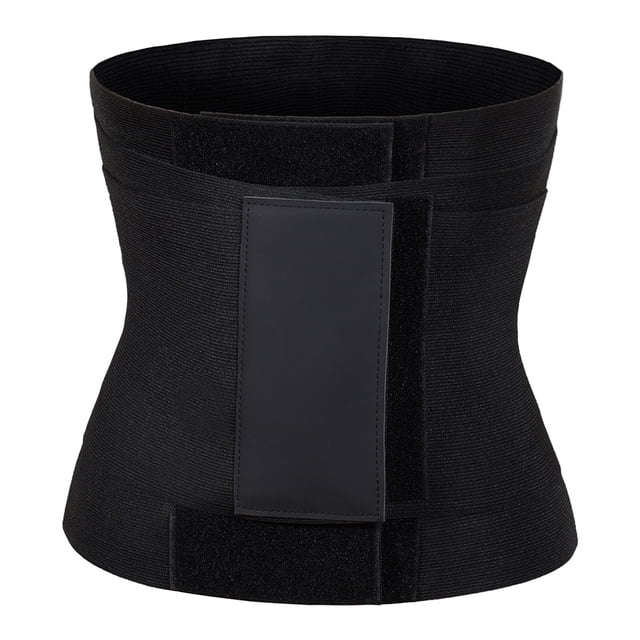 Corsé Entrenador De Cintura Cinturón adelgazante sin costuras para la barriga cómodo para mujeres para fiesta (L y XL negro)