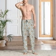 thumbnail image 2 of Honiee Dog Riding Skateboard for men - a sleek fusion of Straight Pajama Pants, versatile Lounge Pants, and cozy Sleepwear, all rolled into one-Small, 2 of 6