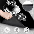 thumbnail image 3 of XMXT Waterproof Floor Mats for Cars, Rose Skull Print Car Floor Mats All Weather Universal Fit Auto Carpet Car Accessories, 4 Piece, 3 of 6