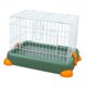 thumbnail image 5 of Jaula para conejos, jaula para cobayas fácil de limpiar con bandeja, jaula de hábitat para animales pequeños, conejera interior para conejos y pequeño verde, 5 of 9