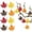 Orange, variant on Maple Leaves Stained Glass Window Hanging Fall Leaves Decor Fall Leaves Acrylic Suncatcher Maple Leaf Fall Decor Autumn Leaves Stain Glass Window Hanging Fall Decorations for Home Hanging Ornament A
