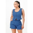 thumbnail image 4 of Casual Cropped Vest And Short Set, 4 of 5