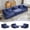 C-016-Dark Blue, variant on CARZZI Compression Floor Sofa Bed, 3-Seat Convertible Modular Sectional Couch with Fixed-Shape Frame, Comfy Foldable Mattress Boneless Sleeper Couch, Convertible Sofa for Living Room, Dark Green
