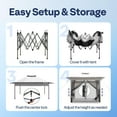 thumbnail image 3 of SPECSTAR Pop Up Gazebo 10x10ft Outdoor Canopy Tent with Mosquito Netting & 2 Tiers Roof for Patio Garden Backyard, Beige, 3 of 9