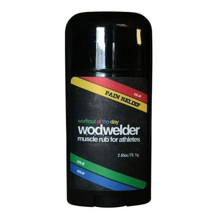 W.O.D. Welder Muscle Rub Pain Relief Balm - All-Natural Formula, Expertly Formulated for Athletes - (Best Muscle Rub For Athletes)