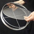 thumbnail image 3 of Soil Sifter Stainless Steel Riddle Sieve Set For Gardening With 5 Sizes 8in Diameter 1/3/6/9/12mm Interchangeable Meshes, 3 of 5