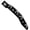 Black-left, variant on Front Bumper Bracket Guide Support Holder Guide Left Right OE: 68287857AB 68287856AB For Jeep Cherokee 2019 2020 2021 2022