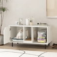 thumbnail image 5 of Spaco 40 Inch Cat Litter Box Enclosure for 2 Cats Hidden Cat Washroom, Cat House, White, 5 of 10