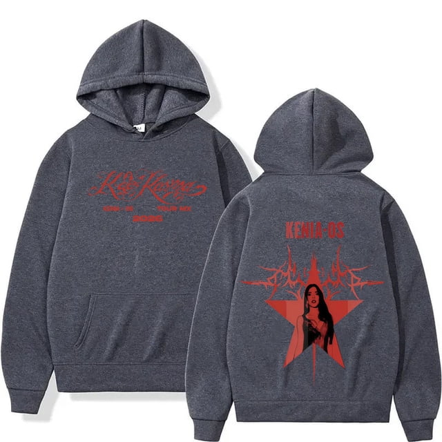 Cantante Kenia Os 2026 nuevo álbum Merch sudaderas con capucha hombres mujeres gótico Casual sudaderas de gran tamaño primavera otoño jerseys ropa de calle