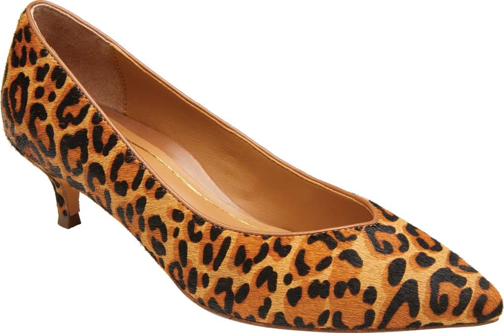 Charmerende Tilbagekaldelse Creep Women's Vionic Josie Kitten Heel Pump Leopard Tan Pony Hair 6 M -  Walmart.com