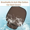 thumbnail image 4 of Breathable & Anti-Slip Cotton Car Seat Covers, Ice Silk Non-Slip Car Seat Pad for Summer, Ice Silk Cooling Car Seat Covers, Summer Seat Covers for Cars, 4 of 5