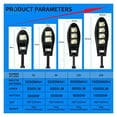 thumbnail image 3 of 10000W 168LED Solar Flood Light Waterproof LED For Garden Wall Adjustable Angle Solar Lamp Built-in 10000mAH ,Energy Saving and Security, 3 of 7