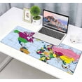 thumbnail image 2 of Gaming Large Mouse Pad for Desk 35.4“ x 15.7 ", Big Size Modern World Map Mouse Pads, Long Non-Slip Rubber Base Computer Mousepad for Full Desk Mat, 2 of 5