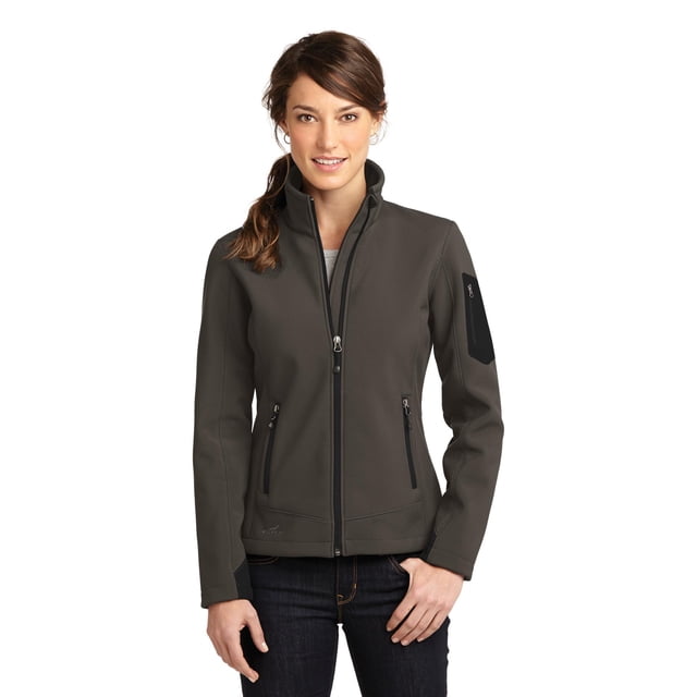 Eddie Bauer Rugged Ripstop Soft Shell Jacket (EB535) Canteen Grey/Black, L Eddie Bauer 915654