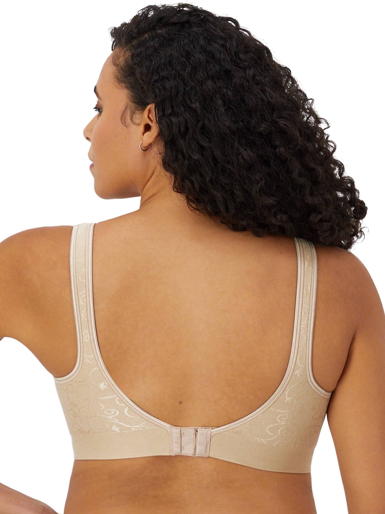 Bali Womens Shaping Wireless Bra, Comfort Revolution Full-Coverage Bra, Sizes S to 3XL