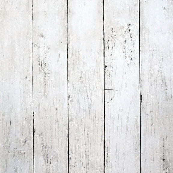 590 in x17.7 in White Wood Peel and Stick Wallpaper Removable Vintage Wood Plank Wall Paper Self Adhesive Decorative Wall Covering