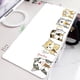thumbnail image 2 of Alfombrilla grande para ratón de ordenador de gato blanco, tamaño 80x30cm, 100x50cm, alfombrilla para teclado de escritorio de ordenador portátil, alfombrilla para mesa para jugar a juegos, 2 of 4