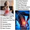 thumbnail image 5 of Masajeador de cintura Acupuntura para protrusión lumbar Alivio de la columna lumbar Cojín para acostarse Estiramiento de espalda Corrector de columna lumbar, 5 of 5
