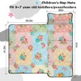 thumbnail image 5 of Pioneer Flower Floral Print Pattern Toddler Nap Mat for Teens Preschool Daycare, Teens Sleeping Mat Bag, Toddler Sleeping Bag with Pillow, 5 of 6