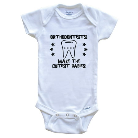 

Orthodontists Make The Cutest Babies Funny Orthodontics Baby Bodysuit