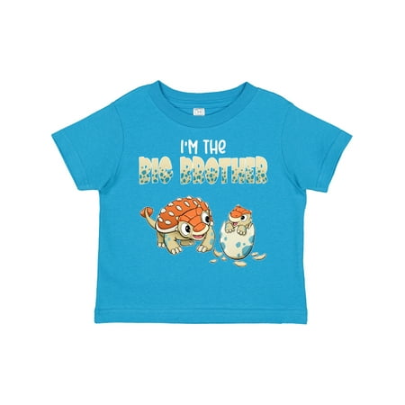 

Inktastic I m the Big Brother Ankylosaurus Bros Gift Toddler Boy Girl T-Shirt