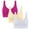 White, variant on CFLVAEK 3 Piece Sports Bras for Women High Support Seamless Yoga Gym Workout Bra Breathable Wireless Lift Up Sports Bra S