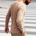 thumbnail image 3 of StSilkitty Men's Long Sleeve T-Shirts Lightweight Casual V Neck Pullover Tees Tops Fall Comfy Breathable Shirts, 3 of 6