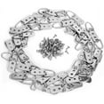 thumbnail image 3 of D Ring Picture Hangers kit Frame Hanging Hardware with Screw Pack of Single Hole 60 Pcs, 3 of 5