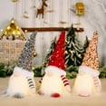 thumbnail image 5 of Lighted Christmas Gnomes Decorations, 3 Pack Handmade Swedish Tomte Gnomes with LED Light, Scandinavian Santa Elf Plush Table Ornaments, Xmas Holiday Winter Party Home Decor Gift, 5 of 9