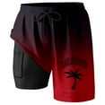 thumbnail image 4 of HUANBAI Men's Swim Trunks Dry Board Shorts, 4 of 4