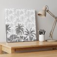 thumbnail image 4 of Ships Next Day Canvas Wall Art 12"x12",Palm Trees Wood Framed Canvas Print Painting,Black Grey Tropical Plants Summer Forest Ready to Hang Small Picture Wall Decor for Home Kitchen Dining Room Office, 4 of 9