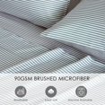 thumbnail image 4 of King Size Bed Sheets Set PC Soft Cooling Thread Count Microfiber Printed Sheet Deep Pocket Breathes Better Machine Washable Tropical Palm Tree Fronds Patterned Double, 4 of 7