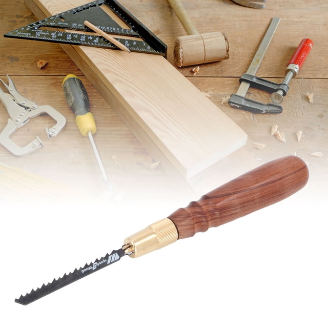 Kit De Sierra De Mano Para Manualidades, 5 Cuchillas De Acero Con Alto Contenido De Carbono, Herramienta Modelo De Mini Sierra De Mano Resistente Y Multifuncional Para Manualidades