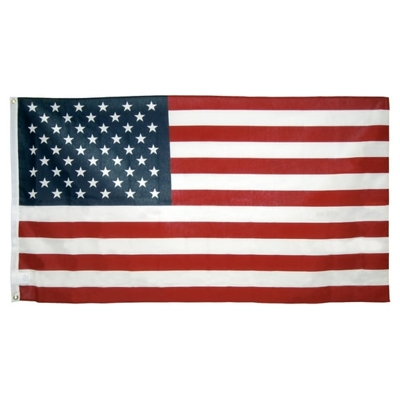 3ft x 5ft Poly Cotton American Flag, U.S. Made