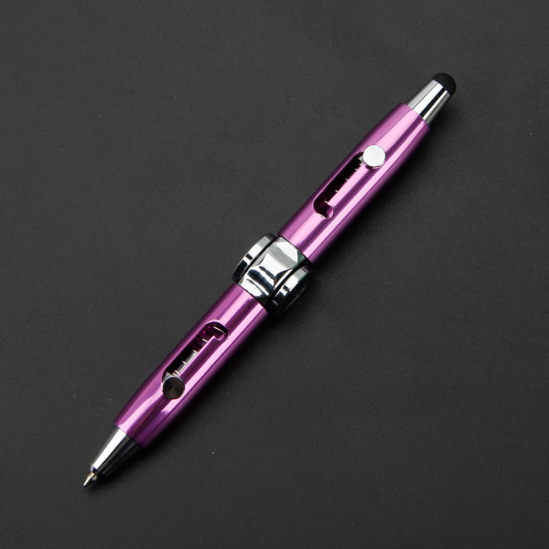 Multifunctional Tactical Pen With Capacitive Stylus And Flashlight Gray 