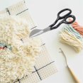 thumbnail image 3 of Lefu 1x Duckbill Scissors Soft Rubber Handle Fine Applique Home Sewing Craft Scissors, 3 of 10