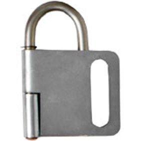 High Security Trailer Door Hasp For Hockey Puck Lock Internal