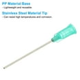 thumbnail image 3 of 18Ga Dispensing Needles, 52PCS 1.5 Inch Industrial Blunt Tip Dispensing Needle Syringes with Luer Lock Needle for Refilling Liquid Inks Adhesive Glue Oil,Green, 3 of 7