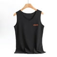 thumbnail image 2 of Miluxas Womens Tank Tops Workout V Neck Tees Velvet Warm Sleeveless Loose Fit Casual Bottoming Shirt Fall Winter Fashion Clothes Black XL(XL), 2 of 4