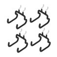 thumbnail image 1 of Garage Hooks for Hanging Tools 4pcs Pegboard Accessories Tool Organizers Easy Install Utility Hooks, 1 of 5