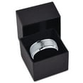 thumbnail image 3 of Gamer Mom Gift Tungsten Ring Gray Tungsten Wedding Band Unique Men Gifts Mr Mrs Gay Set, 3 of 7