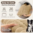 thumbnail image 4 of decorUhome Couch Cover, Washable Non-Slip Sofa Cover for Dogs, Pet Friendly Couch Protector for 2 Cushion Couch Sofa (Khaki, 27.6" x 59"), 4 of 7