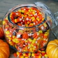 thumbnail image 2 of Necessia 2.2 Qt. (70 oz.) Glass Pumpkin Jar with Matching Glass Lid - Festive Pumpkin Shape, Perfect for  and Autumn Decor, Ideal for Storing Candies and Cookies, 2 of 6