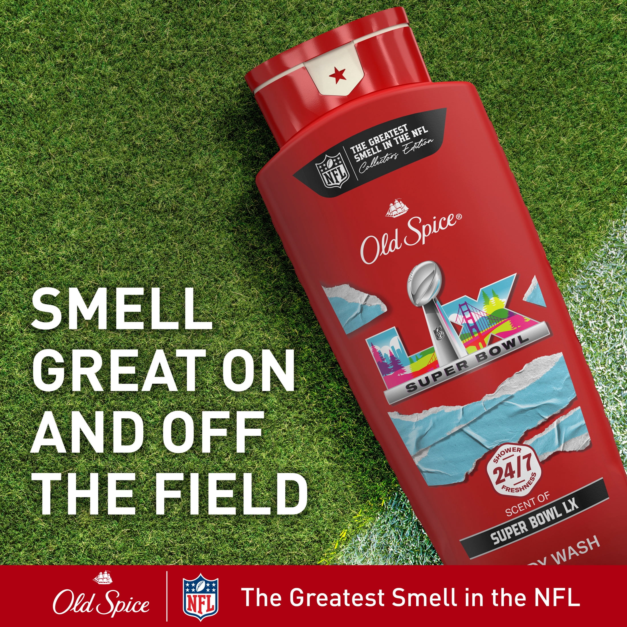 (2 pack) Old Spice Body Wash, Super Bowl LX, 24oz