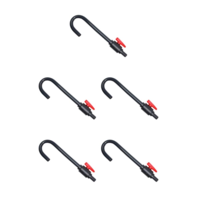 kurtrusly Aquarium Water Inlet Outlet Tube Inflow Aquarium Outflow Water Changer Style A 5Set