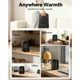 thumbnail image 6 of NFTIGB 1500W PTC Space Heater Portable Desktop Electric Heaters for Home, Ceramic Fast Heating, New, 6 of 7